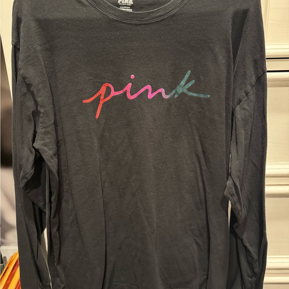 PINK Victoria's Secret Black Tee